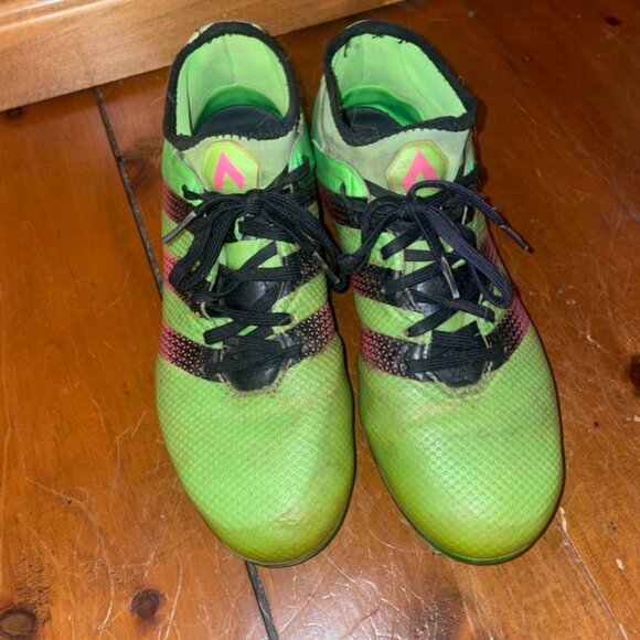 Adidas Mens Rare Ace 16.2 Primemesh FG AQ2552 Lime Green Soccer Cleats 7.5 - Picture 3 of 9